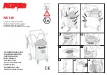 Preview for 1 page of Rupes KX 135 Operating And Maintenance Instructions Manual