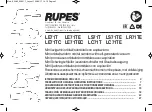 Preview for 1 page of Rupes LC71T Translation Of Original Operating Instructions