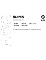 Rupes LE71T Original Operating Instructions preview