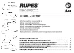 Preview for 1 page of Rupes LH-76P Operating Informations