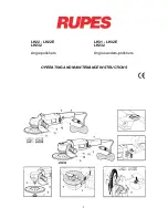 Rupes LH22 Operating And Maintenance Instructions Manual preview