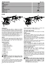 Предварительный просмотр 6 страницы Rupes LK900E Instruction Manual