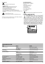 Preview for 11 page of Rupes S130 Series Original Operating And Maintenance Instructions