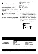 Preview for 87 page of Rupes S130 Series Original Operating And Maintenance Instructions