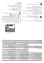 Preview for 103 page of Rupes S130 Series Original Operating And Maintenance Instructions