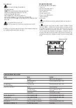 Preview for 11 page of Rupes S145EL Original Operating And Maintenance Instructions