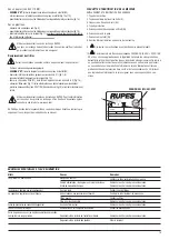 Preview for 15 page of Rupes S145EL Original Operating And Maintenance Instructions