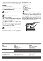 Preview for 19 page of Rupes S145EL Original Operating And Maintenance Instructions