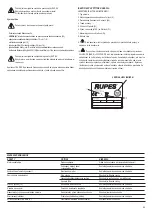 Preview for 91 page of Rupes S145EL Original Operating And Maintenance Instructions