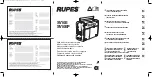 Preview for 1 page of Rupes SV10E Start-Up, Operating And Maintenance Instructions