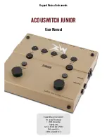 Ruppert acouswitch junior User Manual preview