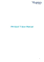 Preview for 1 page of RUPTELA FM-Eco4 light T User Manual