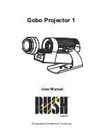 Rush Gobo Projector 1 User Manual preview