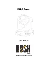 Preview for 1 page of Rush MH-3 Beam User Manual