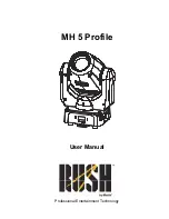 Предварительный просмотр 1 страницы Rush MH 5 Profile User Manual