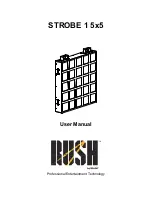 Rush STROBE 1 5x5 User Manual preview