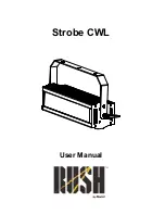 Preview for 1 page of Rush strobe cwl User Manual