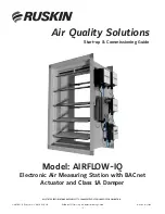 Ruskin AIRFLOW-IQ Start-Up & Commissioning Manual preview