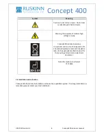 Preview for 8 page of Ruskinn Concept 400 UM-018 End User Manual