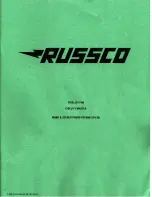 Russco Fidelity-master Manual preview