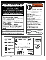 Preview for 2 page of Russell Corporation M8554411 Owner'S Manual