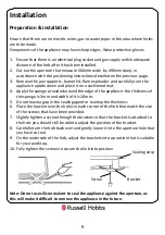 Preview for 9 page of Russell Hobbs 0063CP7539 Instruction Manual