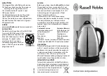 Russell Hobbs 13949-10 Instructions And Guarantee preview