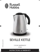 Russell Hobbs 18152AU Instructions & Warranty предпросмотр