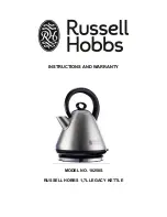 Предварительный просмотр 1 страницы Russell Hobbs 18258S Instructions And Warranty