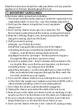 Preview for 3 page of Russell Hobbs 18379 Instructions, Troubleshooting Manual And Guarantee