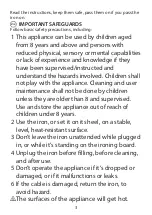 Preview for 3 page of Russell Hobbs 18721 Instructions Manual