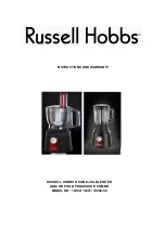 Russell Hobbs 18990 Instructions And Warranty preview