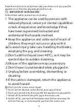 Preview for 3 page of Russell Hobbs 19006 Instructions Manual