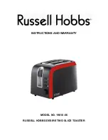 Preview for 1 page of Russell Hobbs 19610-56 Instructions And Warranty