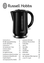 Preview for 1 page of Russell Hobbs 19980-56 Instructions Manual