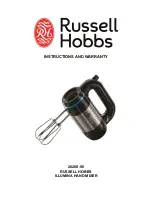 Russell Hobbs 20200-56 Instructions And Warranty предпросмотр