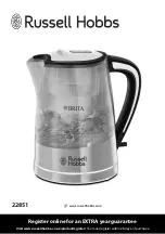 Предварительный просмотр 1 страницы Russell Hobbs 22851 Instructions Manual