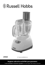 Russell Hobbs 25920 Quick Start Manual preview