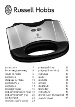 Russell Hobbs 52624 Instructions Manual предпросмотр