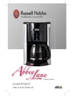 Russell Hobbs Abbey Lane RHG601 Instruction Manual предпросмотр