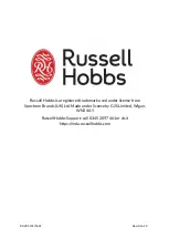 Preview for 12 page of Russell Hobbs ATHENA2 Operating Manual