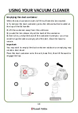 Preview for 14 page of Russell Hobbs Atlas RHCV3511 Instructions Manual