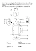 Preview for 3 page of Russell Hobbs BRITA GLASS Instructions & Warranty