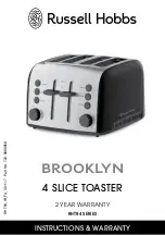 Russell Hobbs BROOKLYN RHT94 Series User Instructions & Warranty preview