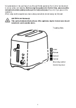 Preview for 3 page of Russell Hobbs Camden RHT82 Series Instructions And Warranty