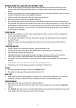 Preview for 4 page of Russell Hobbs Camden RHT82 Series Instructions And Warranty