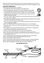 Preview for 2 page of Russell Hobbs CARVING KNIFE Instructions Manual