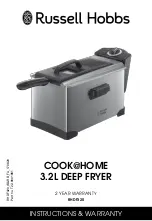 Russell Hobbs Cook@Home RHDF320 Instructions Manual preview