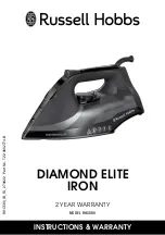 Russell Hobbs Diamond Elite RHC590 Instructions And Warranty preview