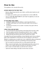 Preview for 6 page of Russell Hobbs HB3100BKR Instructions Manual